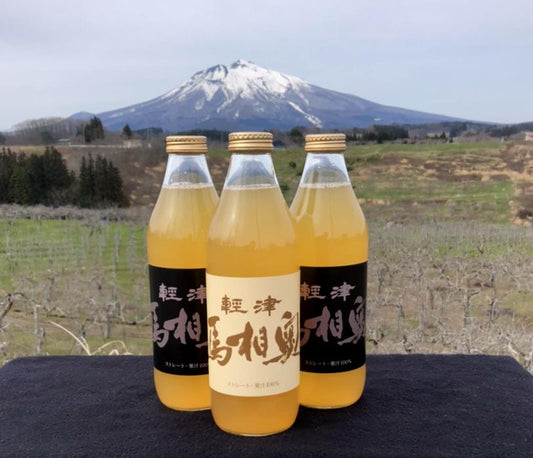 濃縮還元ではない生搾り🍎1リットル×3本🍎青森県産100％ストレート(無添加)　濃厚プレミアム　セレクト可能